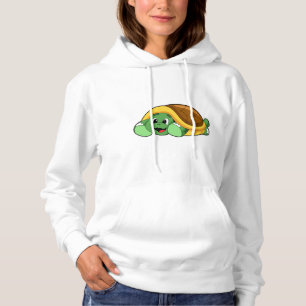 Pull À Capuche Tortue avec coquille comme couverture