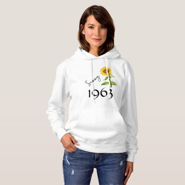 Pull À Capuche Tournesol 1963 (Devant entier)