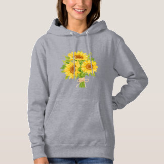 Pull À Capuche tournesols spéciaux pour elle