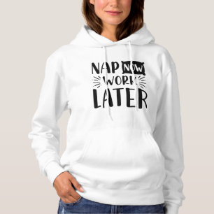 Pull À Capuche Travailler maintenant plus tard