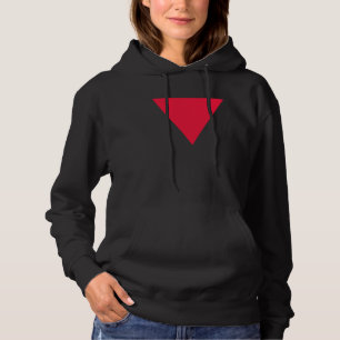 Pull À Capuche triangle rouge inversé