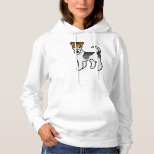 Pull À Capuche Tricolor Wire Fox Terrier Chien de Dessin Animé Mi