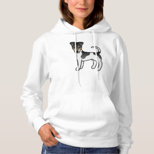 Pull À Capuche Tricolore Fox lisse Terrier mignon Cartoon Chien