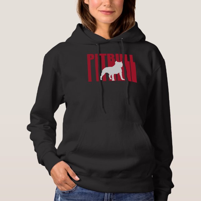 Pull À Capuche Typographe Pitbull (Devant)