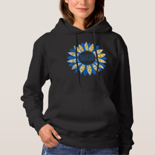 Pull À Capuche Ukraine Sunflower Stand Ukraine Peace T Shir