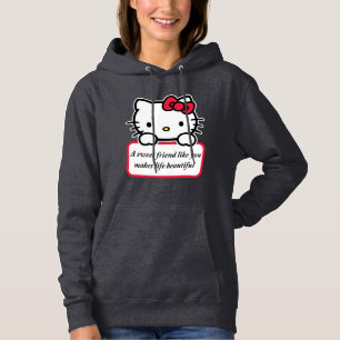 Pull À Capuche Un ami doux comme vous - T-Shirt avec citation sin