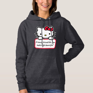 Pull À Capuche Un ami doux comme vous - T-Shirt avec citation sin