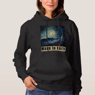 Pull À Capuche Vague vers la Terre
