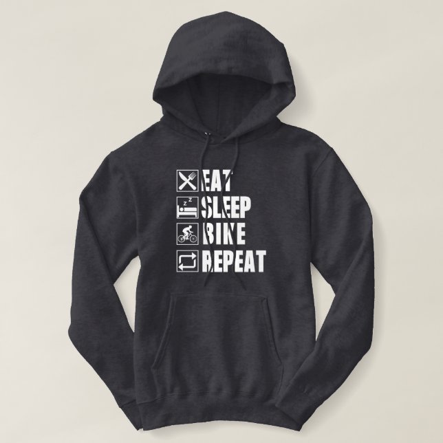 PULL À CAPUCHE VÉLO (Design devant)