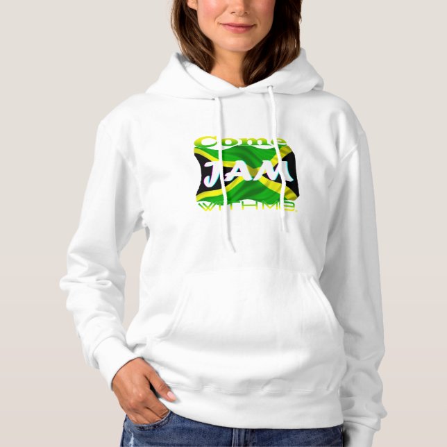 Pull À Capuche Venez Jam avec moi (Devant)