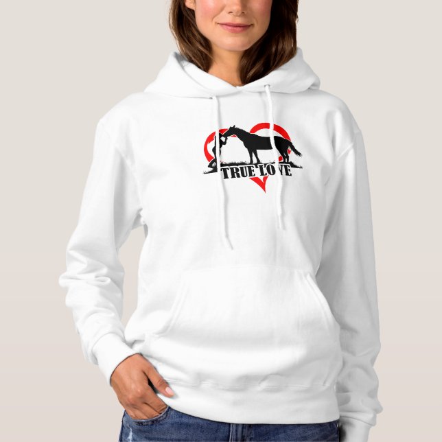 Pull À Capuche Véritable Amour (Cheval) (Devant)