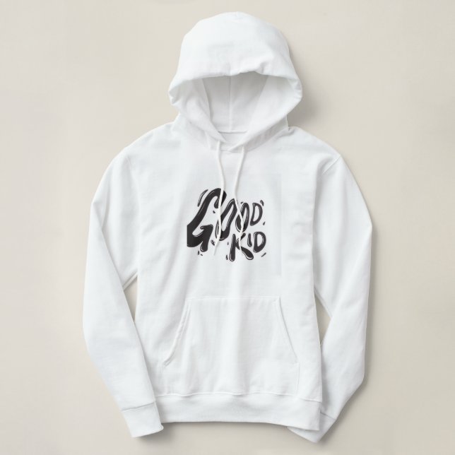 Pull À Capuche Veste à capuche Good Kid pour femmes  (Design devant)