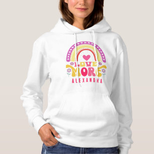 Pull À Capuche Vibrant Love plus nom personnalisé