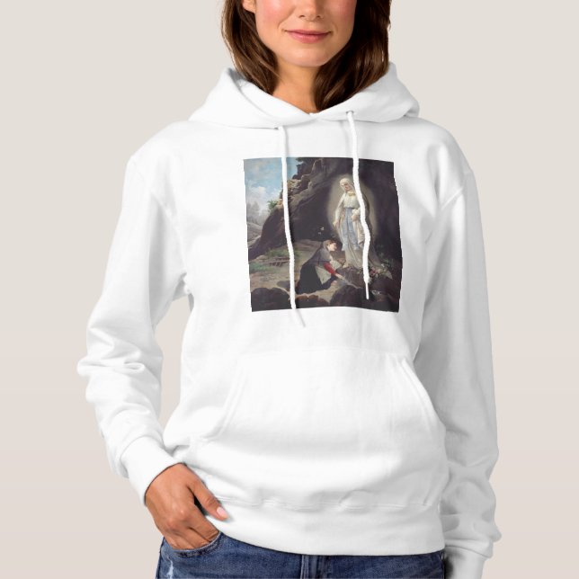 Pull À Capuche Vierge Marie de Lourdes (Devant)