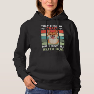 Pull À Capuche Vintage Ils Pensent Que Je Suis Fou Mais J'aime Ju