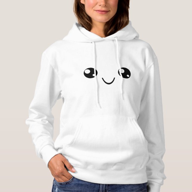 Pull À Capuche Visage souriant (Devant)