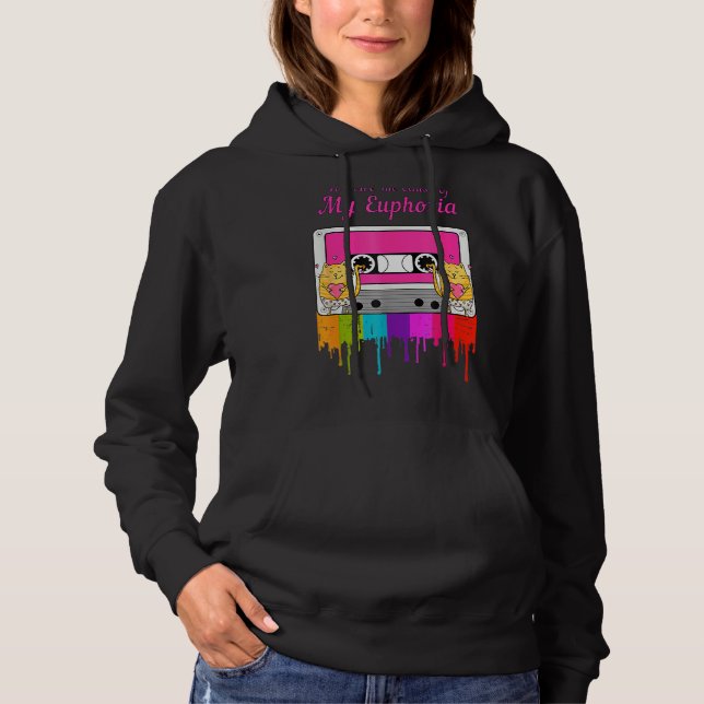 Pull À Capuche Vous Êtes La Cause De Mon Euphorie (Devant)