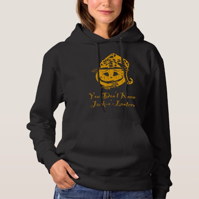 Pull À Capuche Vous ne connaissez pas la citrouille de Halloween  (Devant)