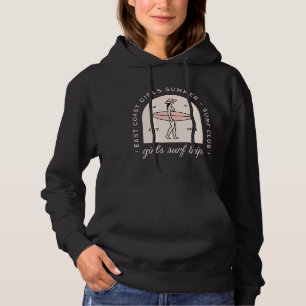 Pull À Capuche Voyage de surf pour filles club de surf meilleures