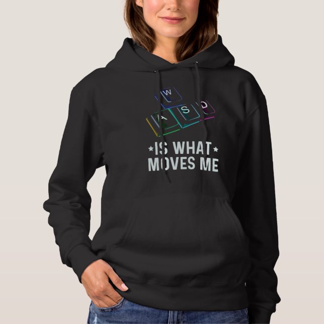 Pull À Capuche Wasest Ce Qui M'Amène Citer Pour Un Pc Nerd (Devant)