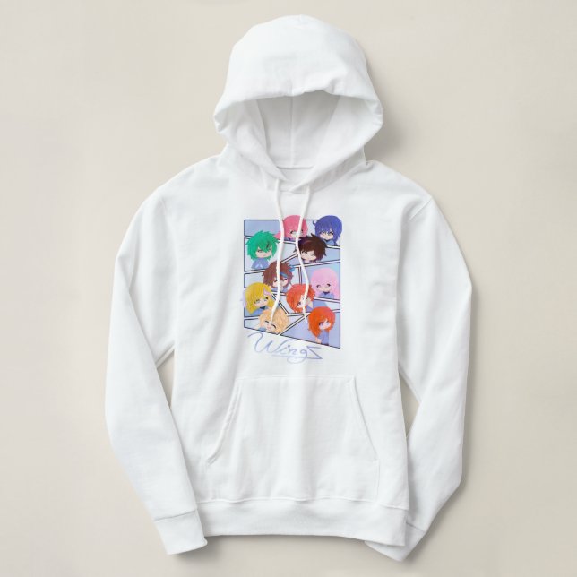 Pull À Capuche Wingz Multi Characters (Design devant)