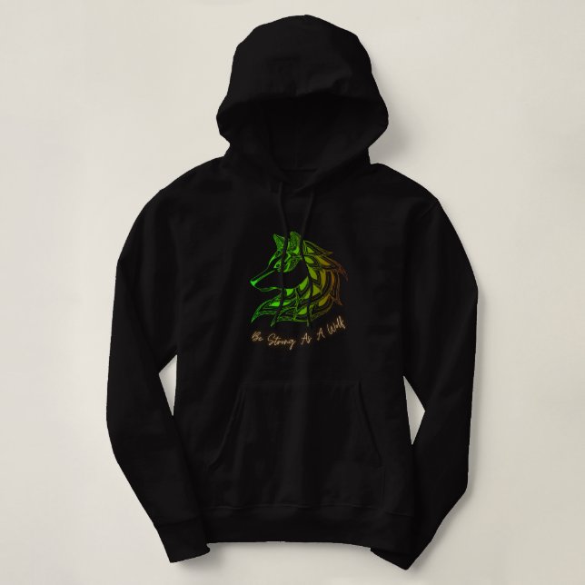 Pull À Capuche Wolf Eyes (Design devant)
