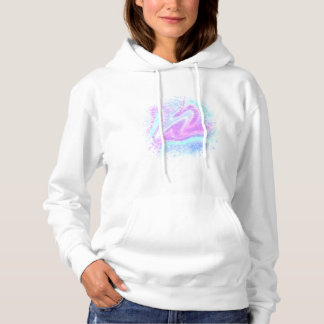 Pull À Capuche Women's Abstract Pastel Swirl Hoodie 