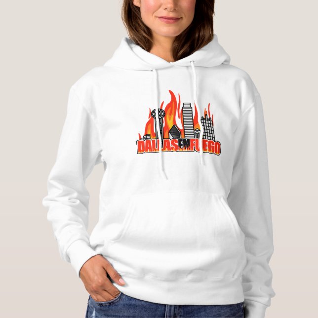 Pull À Capuche Women's Dallas En Fuego Hoodie (Devant)