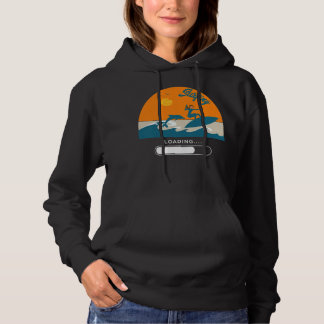 Pull À Capuche Womens Solana Beach California Beach Retro Vintage