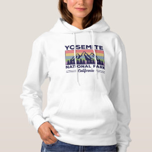 Pull À Capuche Yosemite National Park California Retro Randonnée
