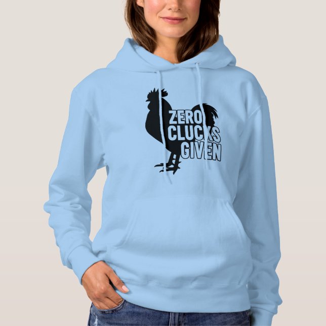 Pull À Capuche Zéro caquet donné  (Devant)