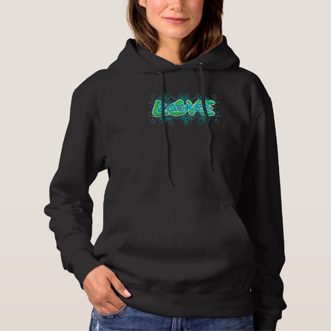 Pull À Capuche Zocker Love Gamers Love Gambler (Devant)