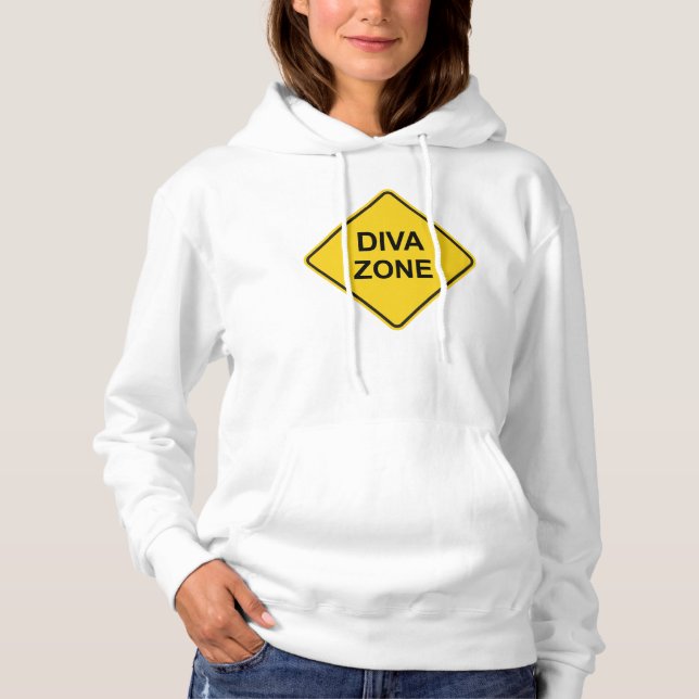 Pull À Capuche Zone Diva (Devant)
