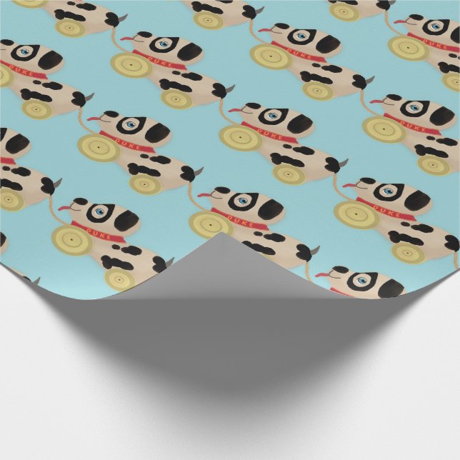 Pull Around Duke Gift Wrap (Corner)