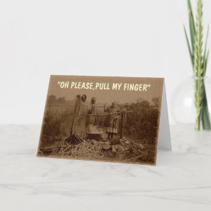 Pull my finger card
