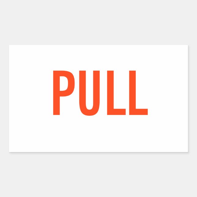 Pull Sticker (Front)