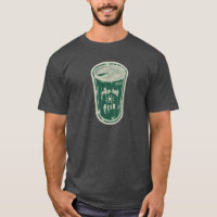 Pull tab beer can Greenish? Distressed Logo