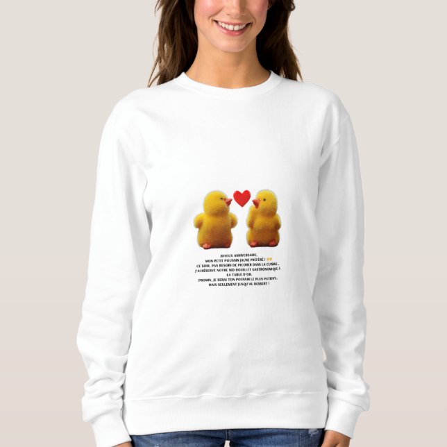 Pull "Yellow Pussy" - Funny, cute and original Sweatshirt (Front)