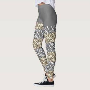 Pulled Bubble Fun / Black & White / Sepia / Leggings