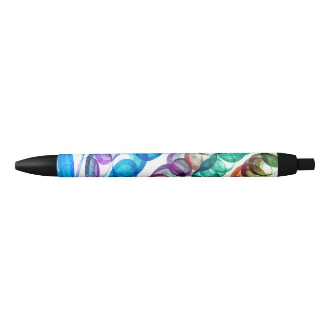 Pulled Bubble Fun / Greenleaf / Black Ink Pen (Front)