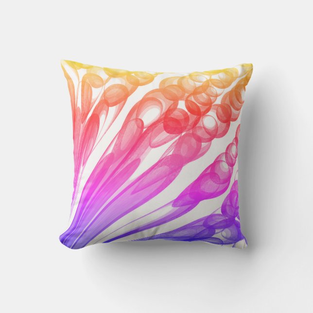 Pulled Bubble Fun / Ipanema / Throw Pillow (Front)
