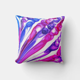 Pulled Bubble Fun / Miami / Throw Pillow