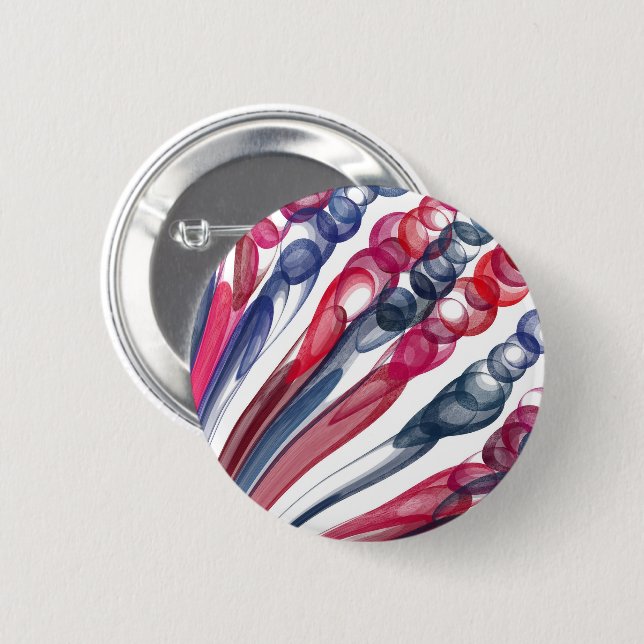 Pulled Bubble Fun / Original / 2 Inch Round Button (Front & Back)