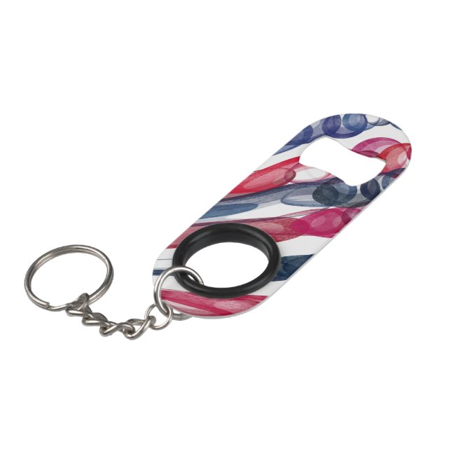 Pulled Bubble Fun / Original / Keychain Bottle Opener (Front Angled)