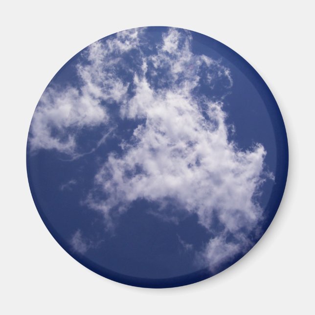 Pulled Cotton Clouds Magnet (Front)