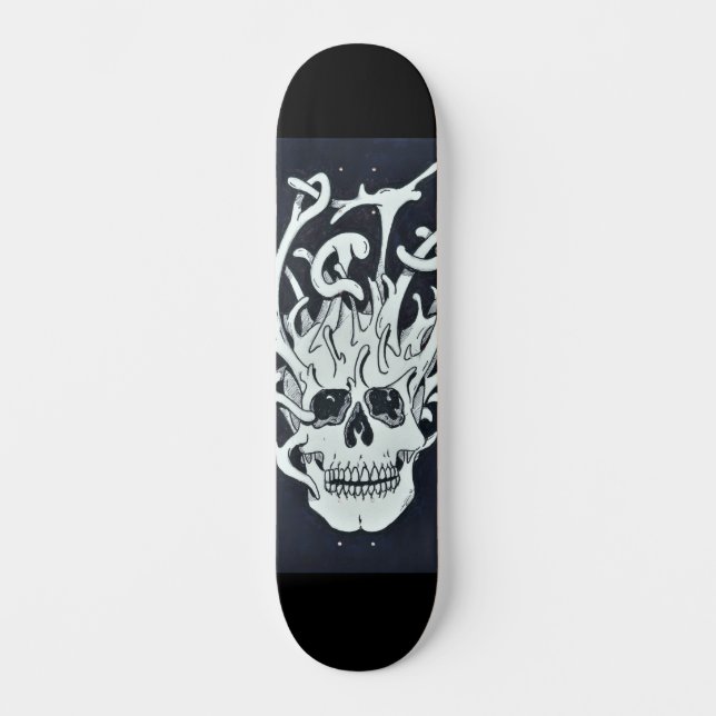 pulled skull skateboard (Front)