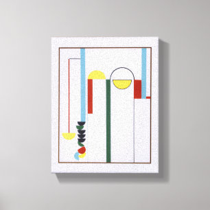 Pulley Abstract White Background Canvas Print