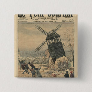 Pulling down one of the last windmills 2 inch square button