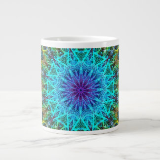 Pulling In kaleidoscope Large Coffee Mug