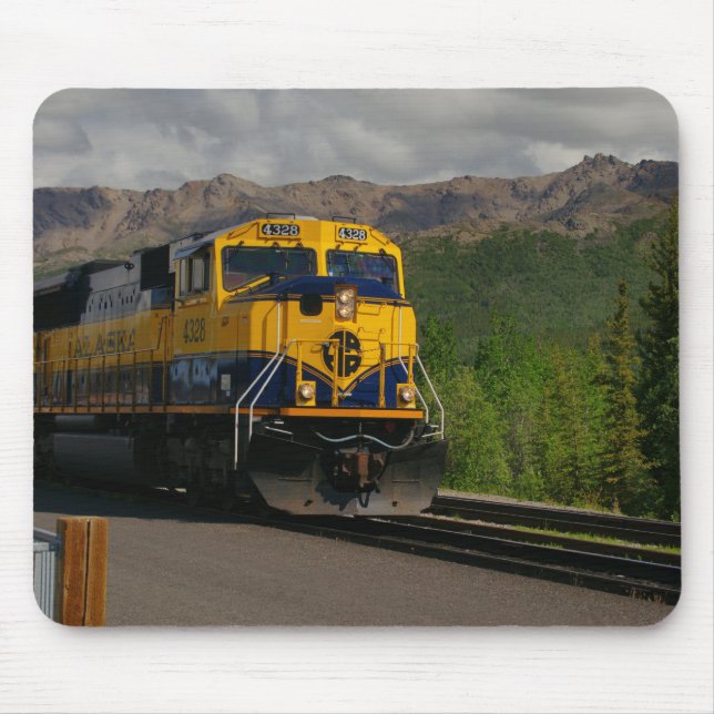 Pulling into Denali Mouse Pad (Front)